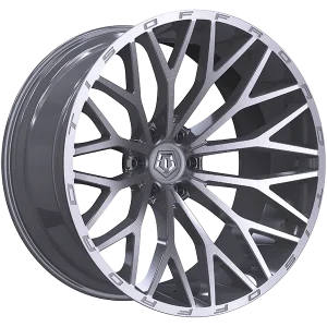 TIS Wheels – 566BSM – Silver – 20″x10″ -19mm – Summer Wheels – 566BSM2208319